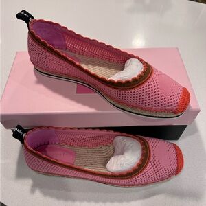 Kate Spade Espadrilles Pink Size 9 New!